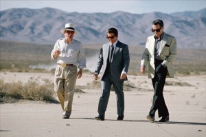 Martin Scorsese, Joe Pesci y Robert De Niro durante el rodaje de “Casino”